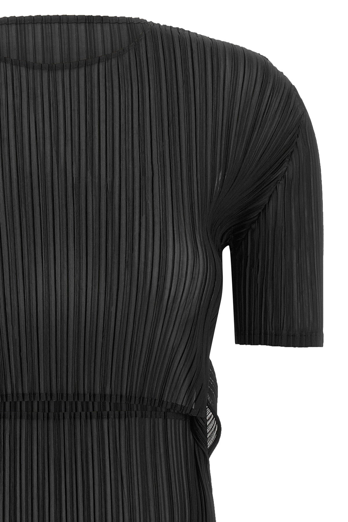 the sheer slit pleats top issey miyake redefines the codes of contemporary tai