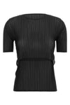 the sheer slit pleats top issey miyake redefines the codes of contemporary tai