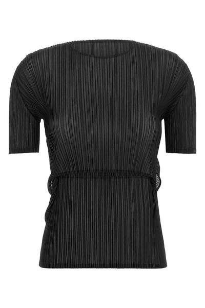 the sheer slit pleats top issey miyake redefines the codes of contemporary tai