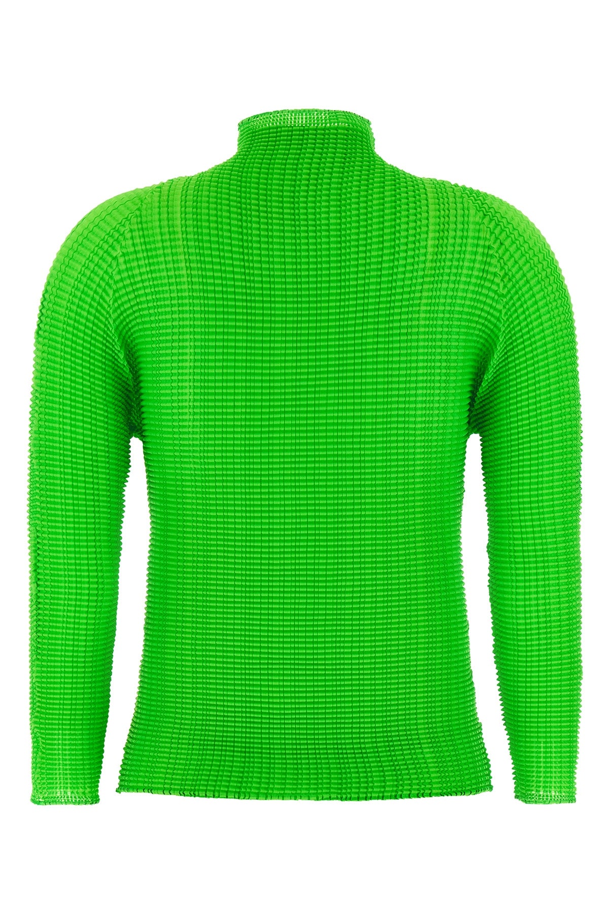 the issey miyake wooly pleats-68 blouse exemplifies the brands mastery of str