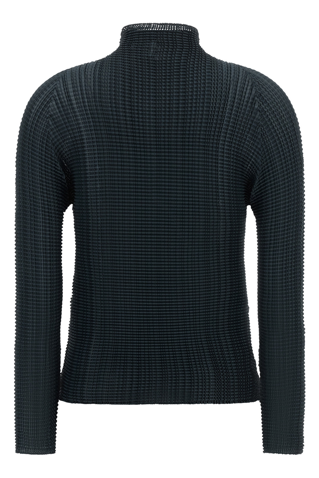 ISSEY MIYAKE 2 the wooly pleats-68 issey miyake high-neck blouse redefines volumes through a