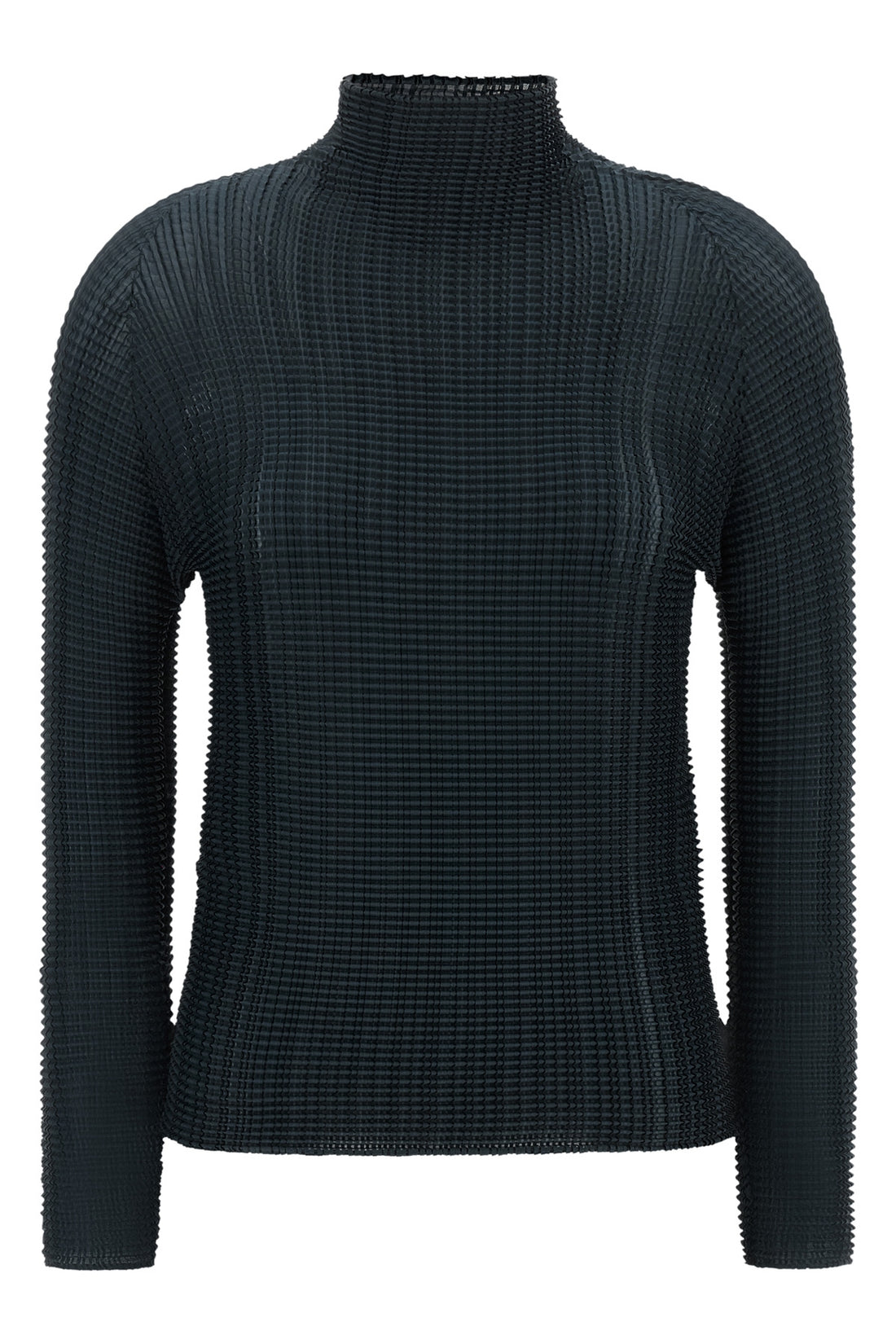 ISSEY MIYAKE 2 the wooly pleats-68 issey miyake high-neck blouse redefines volumes through a