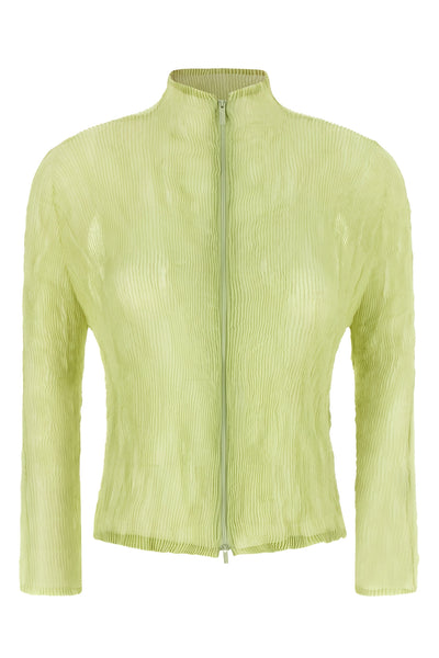 the chiffon twist 1 issey miyake cardigan embodies the textile avant-garde thr