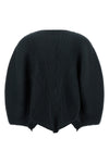 the cardigan issey miyake leaf pleats defines a new concept of volumes through