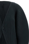 the cardigan issey miyake leaf pleats defines a new concept of volumes through
