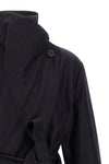 the issey miyake shell trench coat redefines the volumes of outerwear through