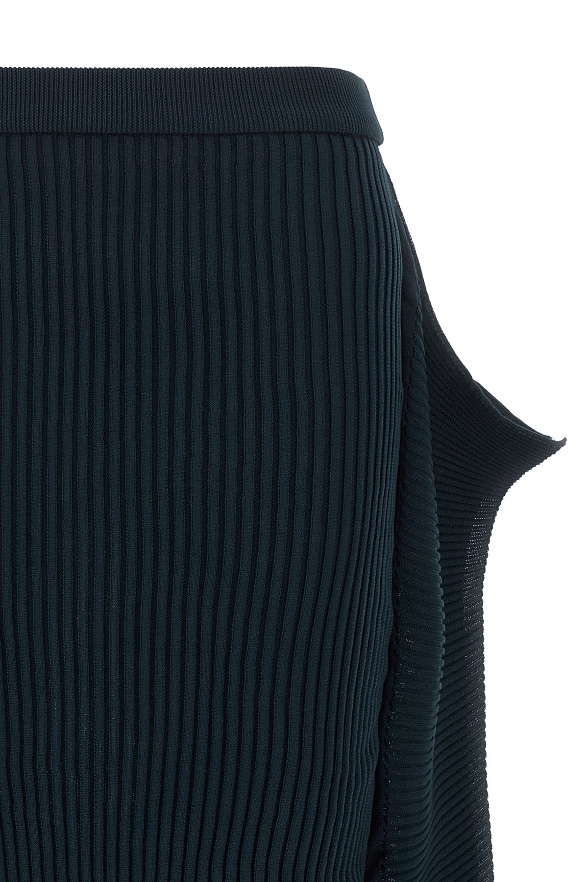 the skirt issey miyake prance redefines the volumes through a rigorous three-d