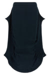 the skirt issey miyake prance redefines the volumes through a rigorous three-d