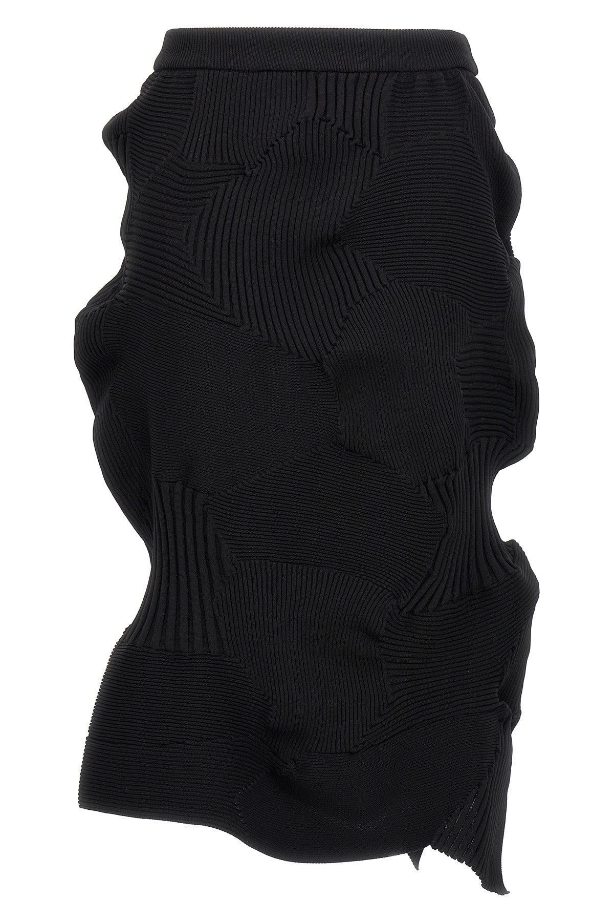 the midi skirt issey miyake kone kone redefines the volumes through a complex