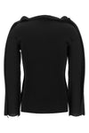 the issey miyake top redefines the female silhouette through a complex textile a