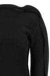 the issey miyake top redefines the female silhouette through a complex textile a