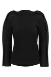 the issey miyake top redefines the female silhouette through a complex textile a