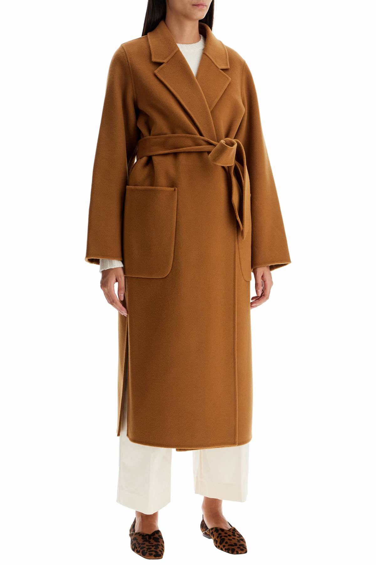 celia wrap coat robe style