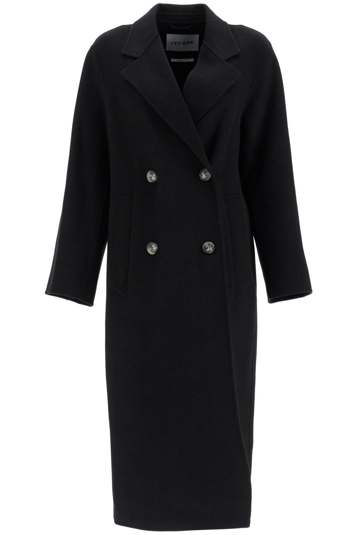 clara double-breasted wool coat