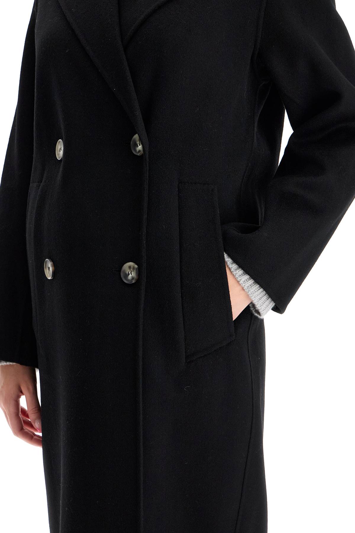 clara double-breasted wool coat