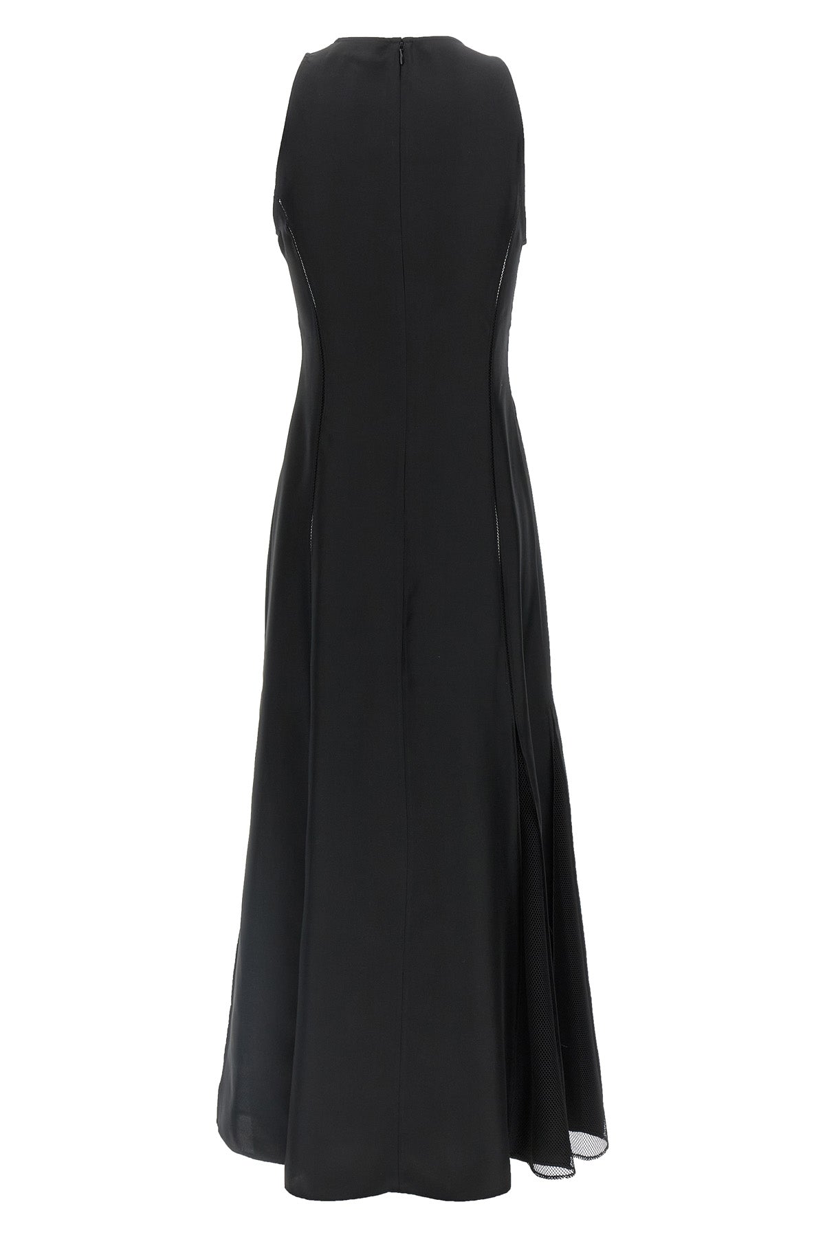 iraka silk twill midi dress