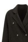the irvin loulou studio double-breasted coat establishes a rigorous approach to