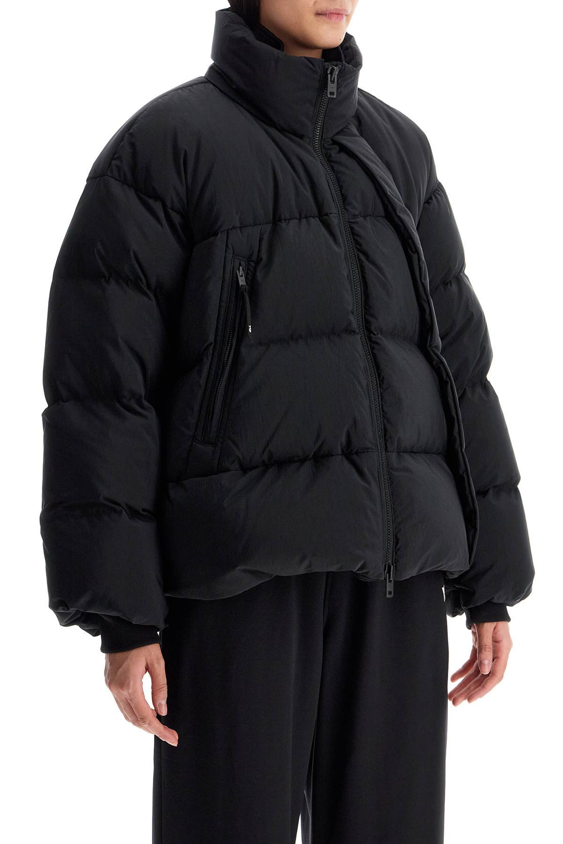 short oversized down jacket