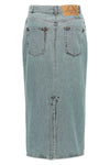 cotton denim skirt