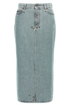 cotton denim skirt