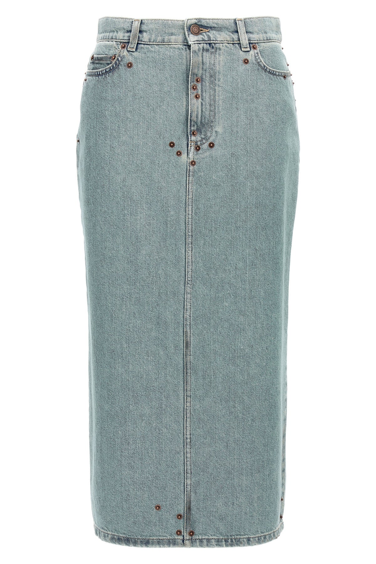 cotton denim skirt