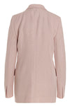 viscose and silk double breast blazer