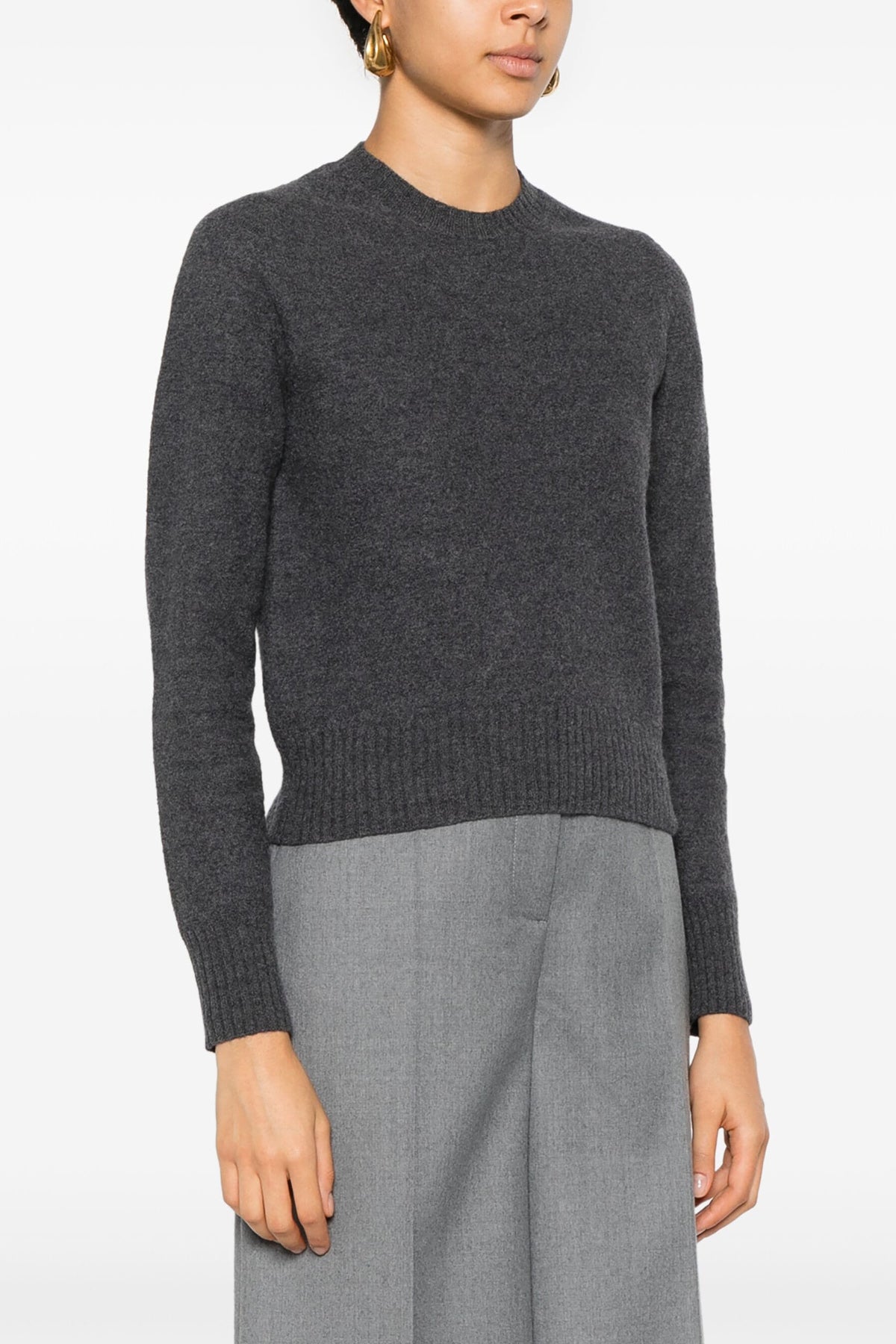 boiled lightweight superfine wool sweater