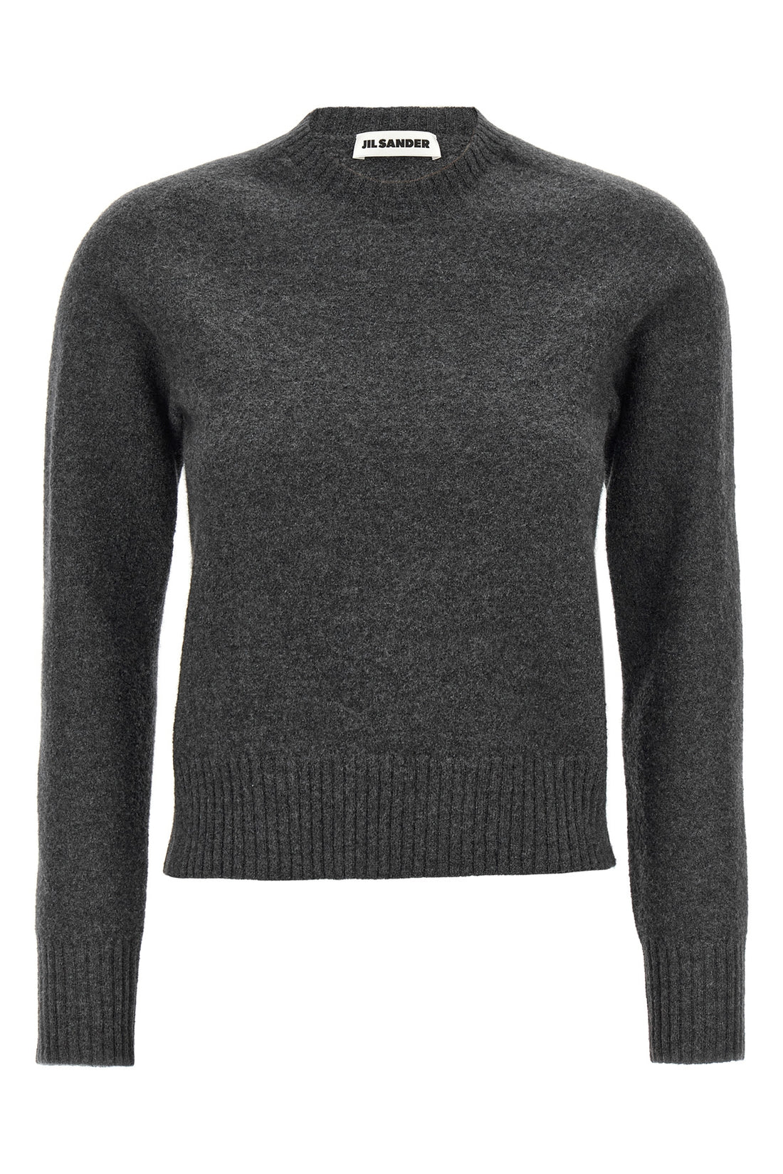 JIL SANDER 38 boiled lightweight superfine wool sweater