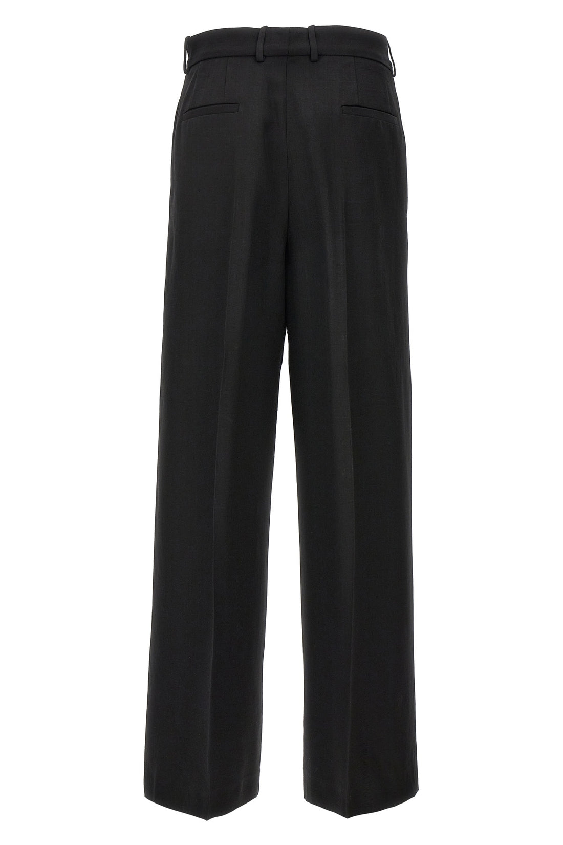 JIL SANDER 34 61 viscose and silk trousers