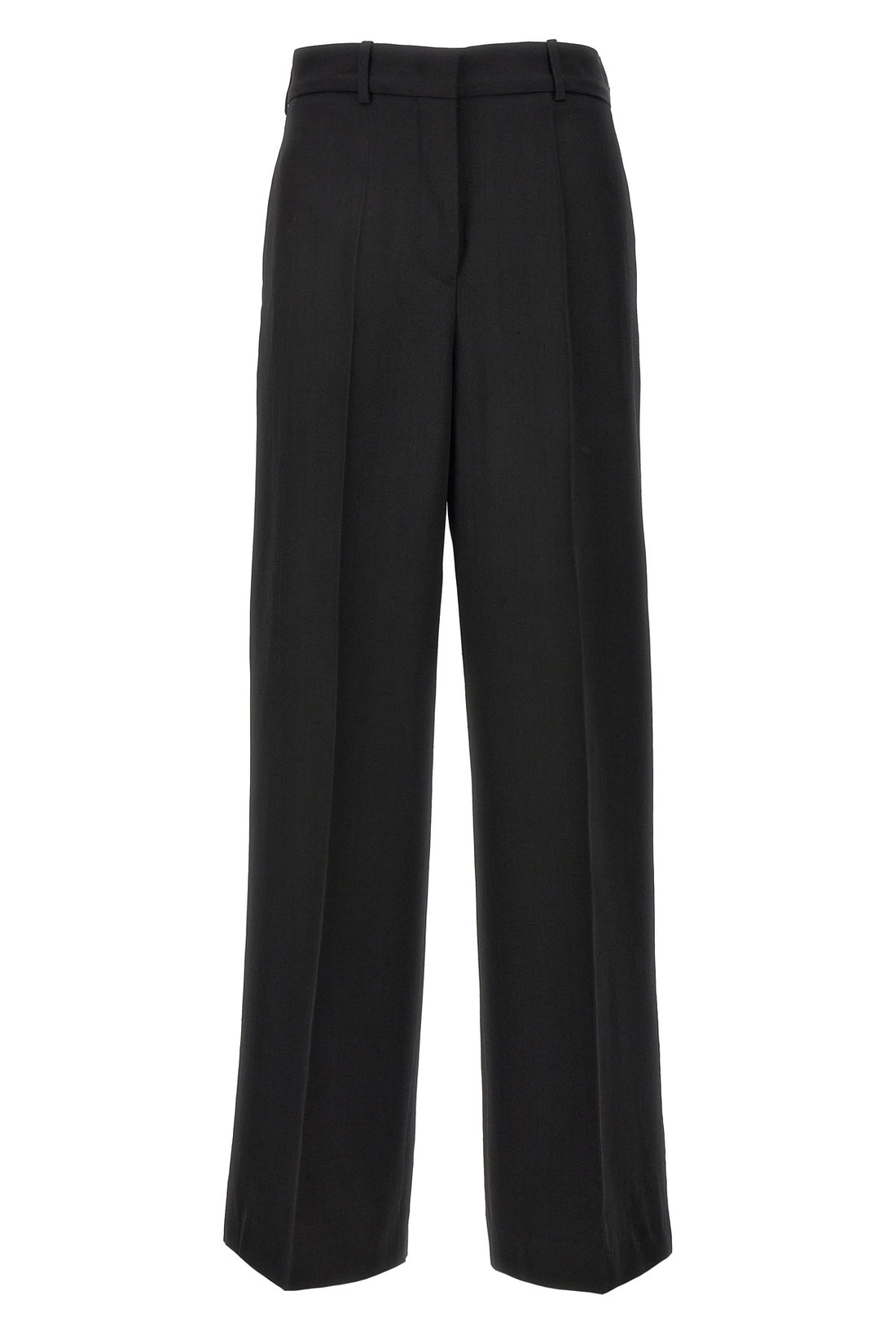JIL SANDER 34 61 viscose and silk trousers