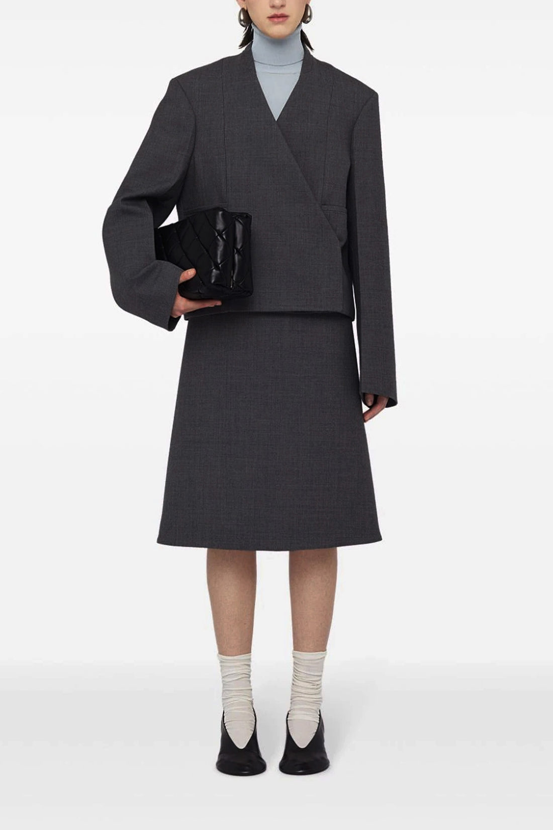 JIL SANDER 36 70 wool skirt