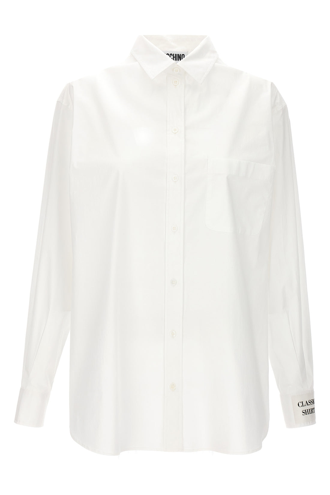 MOSCHINO 46 stretch cotton poplin shirt