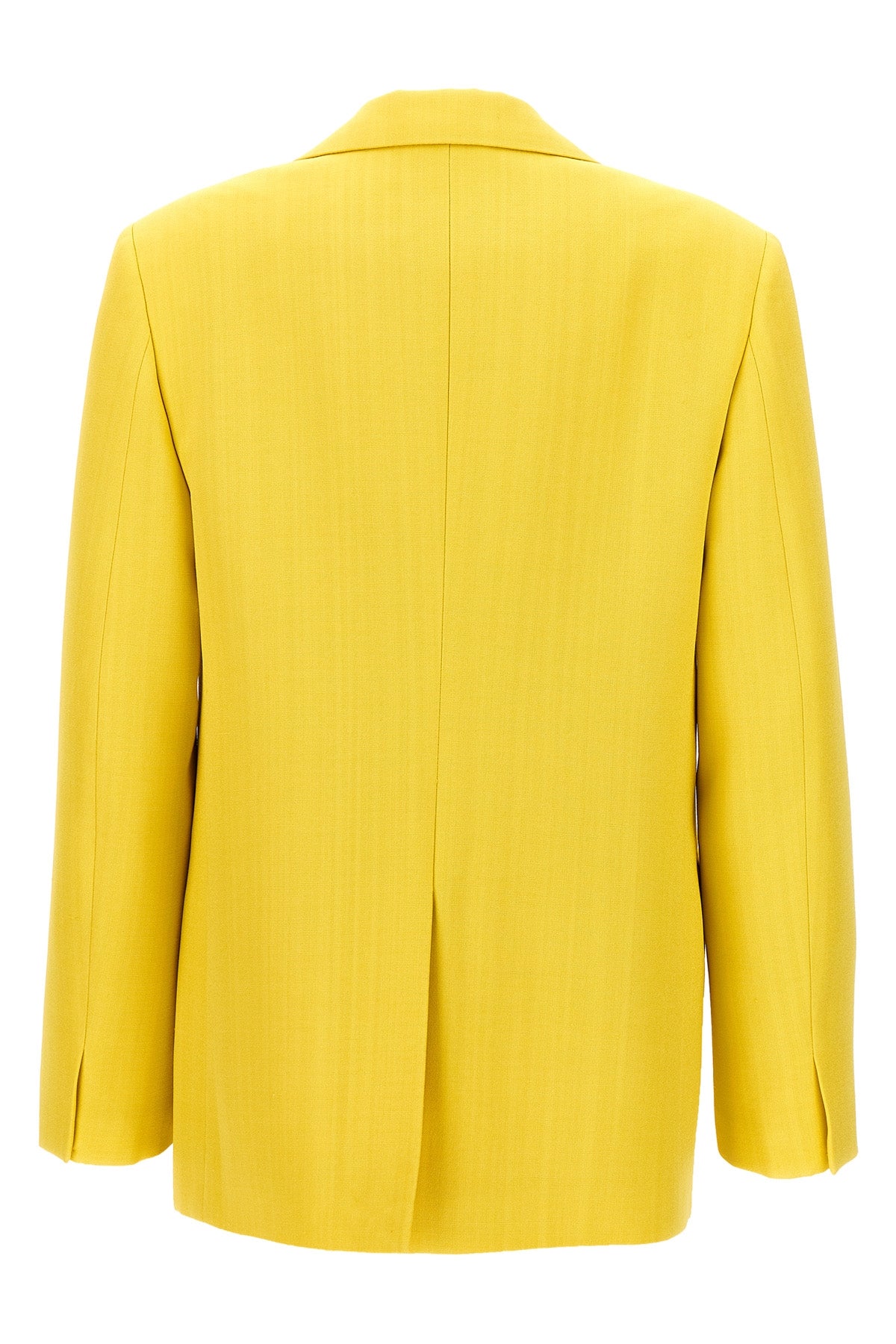 single-breasted blazer in viscose and silk blend