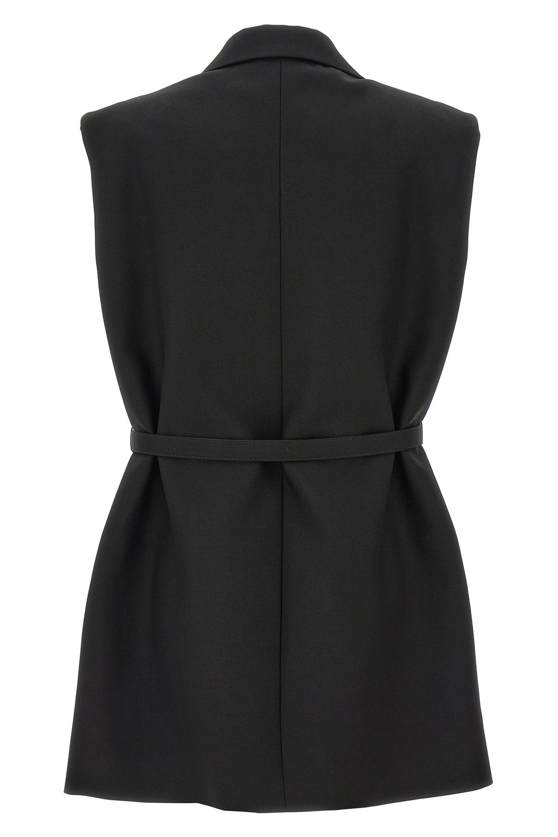 JIL SANDER 36 double-breasted wool vest