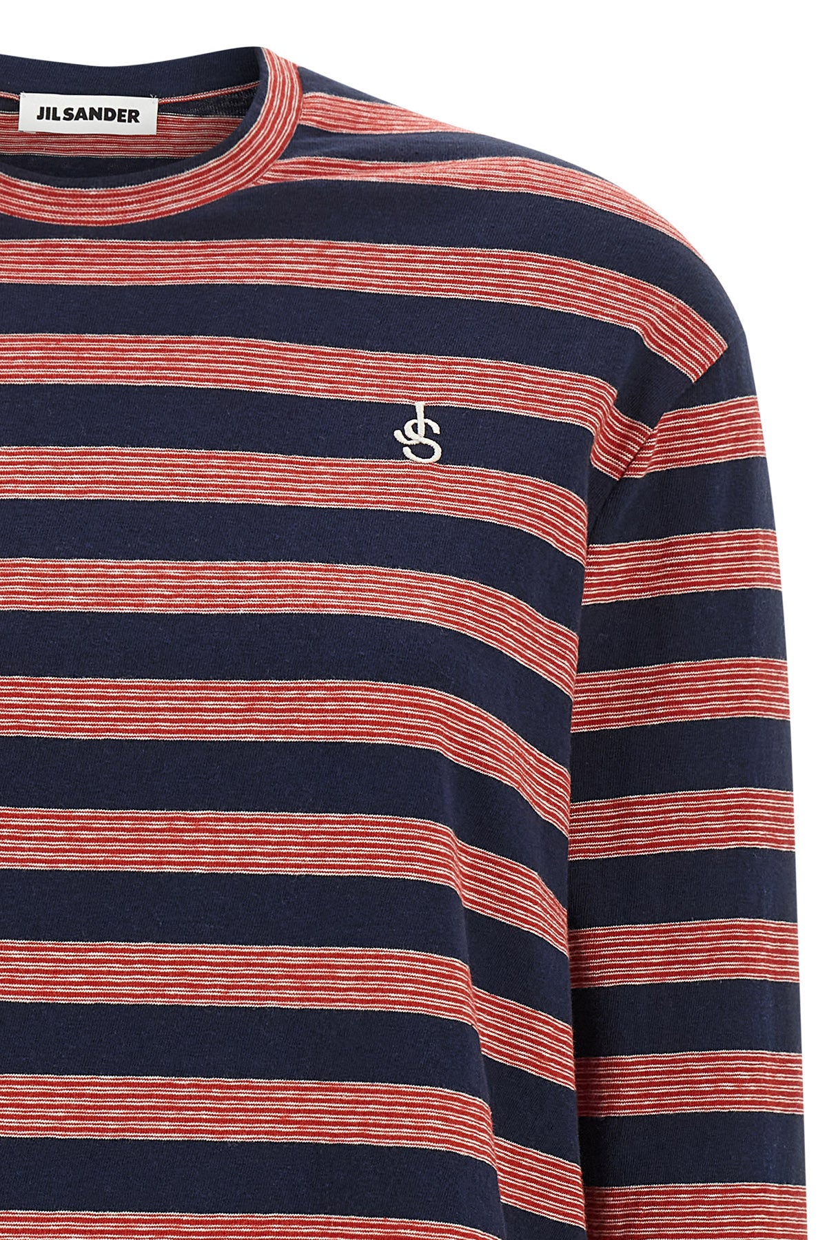 the jil sander long-sleeved crewneck t-shirt sets a new standard for everyday wa