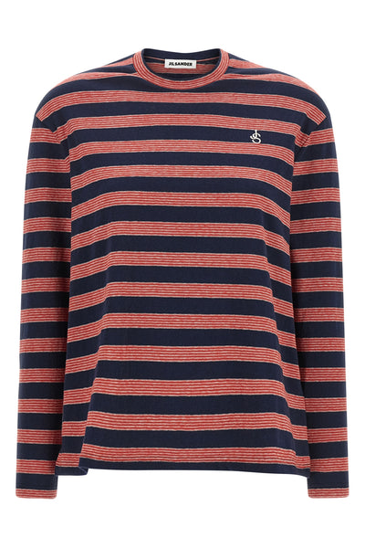 the jil sander long-sleeved crewneck t-shirt sets a new standard for everyday wa