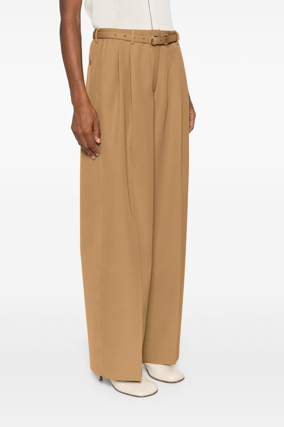 JIL SANDER 34 wool gabardine pants