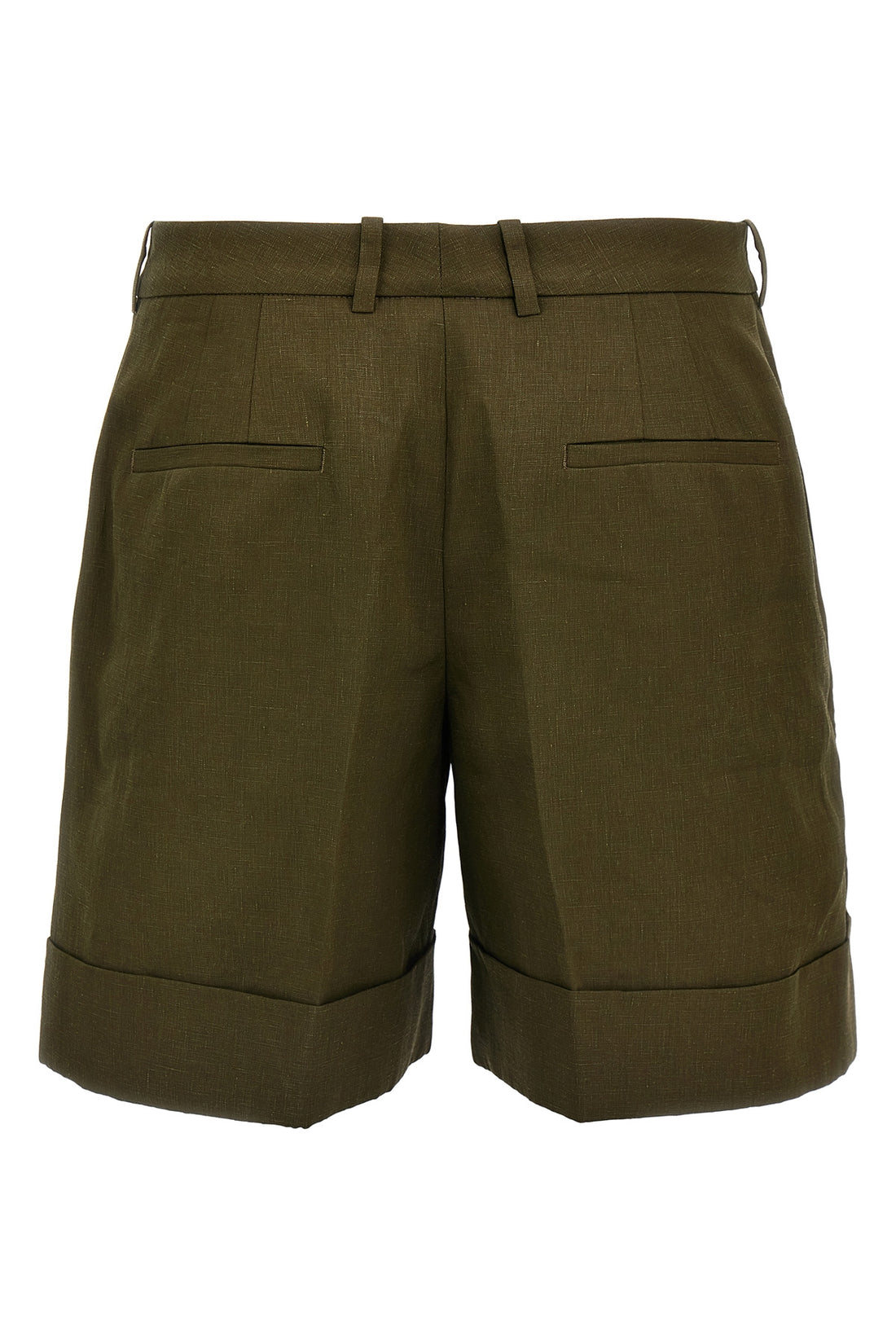 JIL SANDER 32 linen bermuda shorts