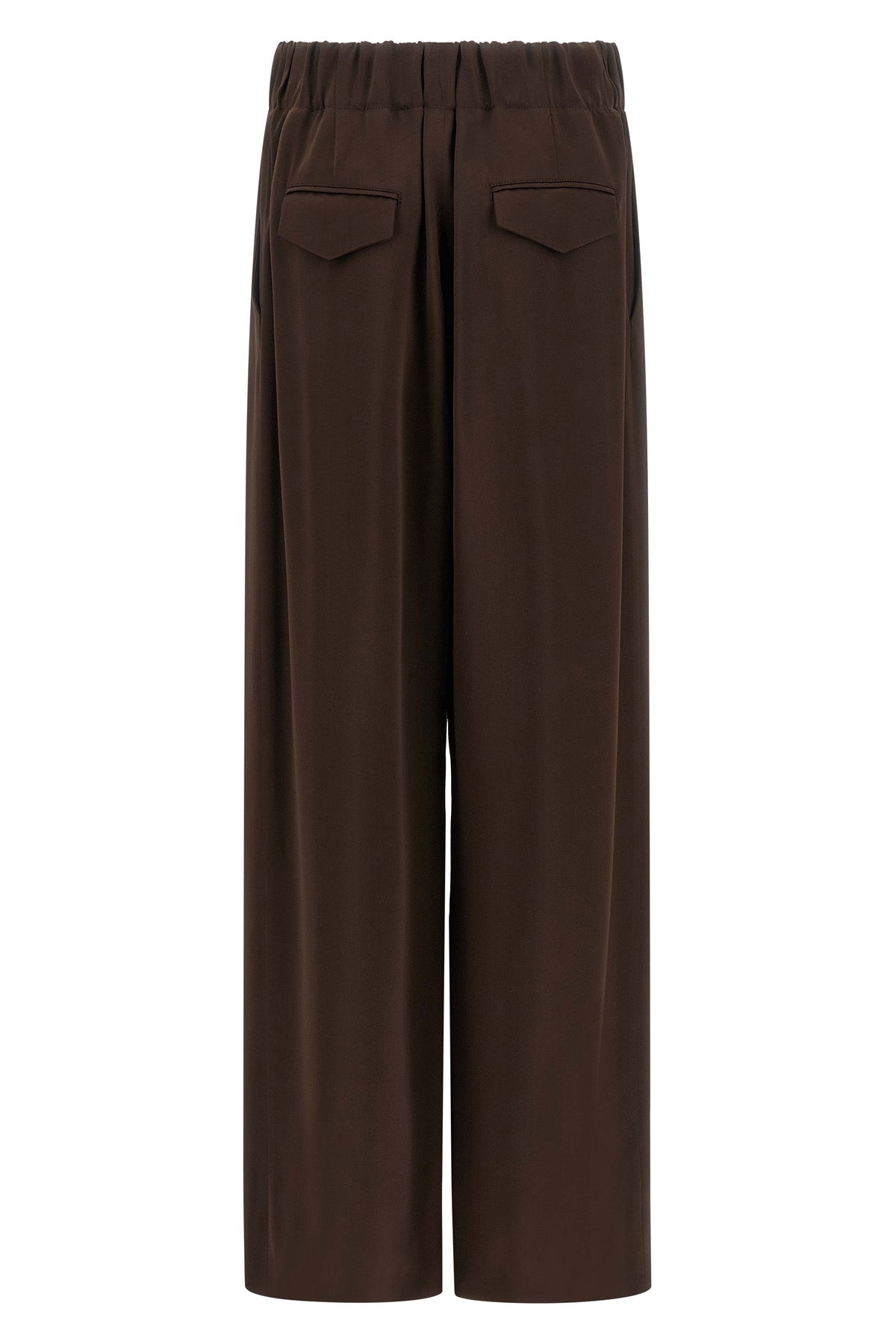 fluid viscose trousers