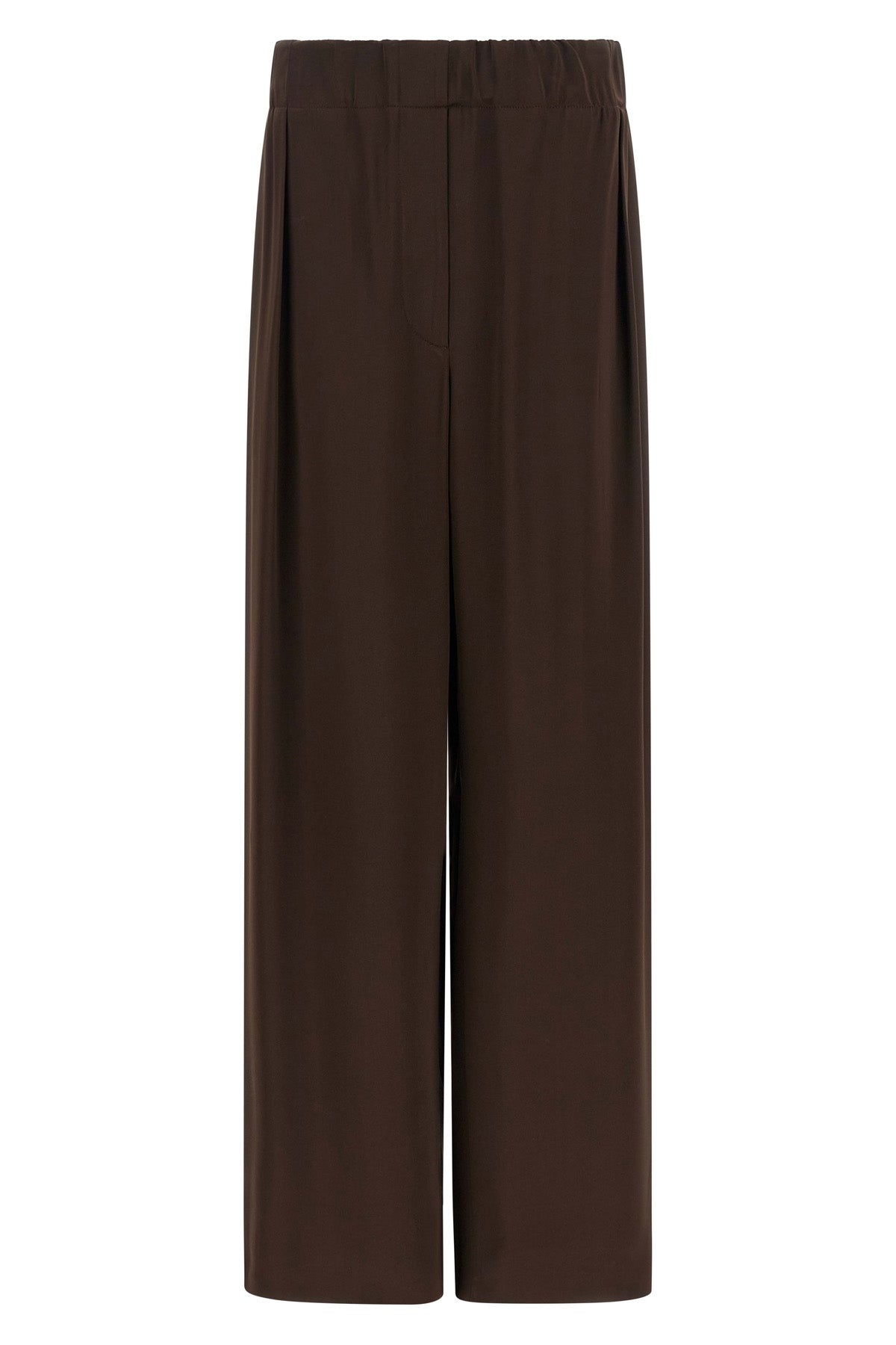fluid viscose trousers