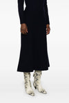 long wool skirt