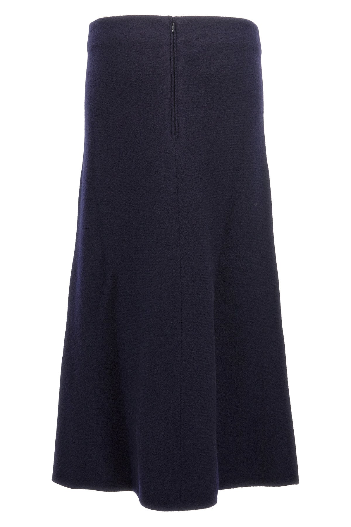 long wool skirt