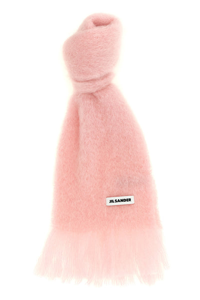 mohair wool blend scarf