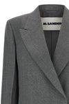double-breasted wool blazer