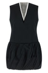 240 technical duchesse mini dress