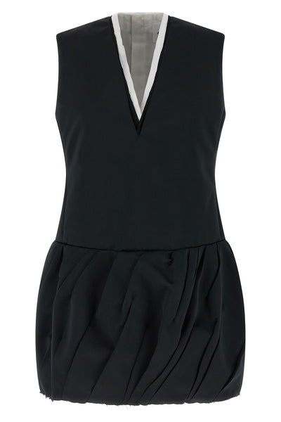 240 technical duchesse mini dress