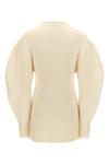 long ribbed wool cardigan
