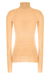 silk turtleneck top