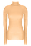 silk turtleneck top