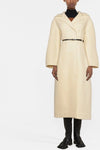 02 single-breasted structured coat in virgin wool felt